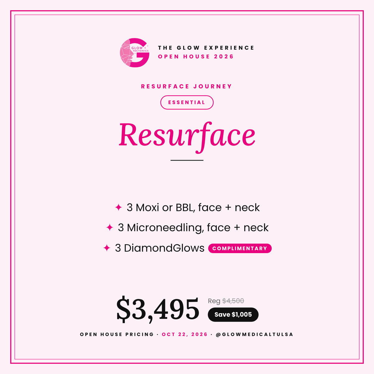 Resurface Essential- Hit refresh on tone, texture and tightness.