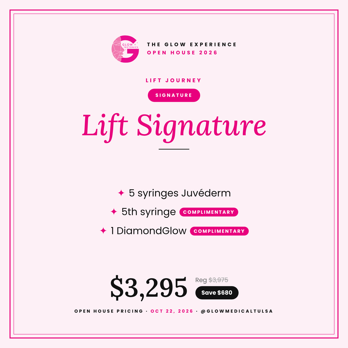 Lift Signature- Full-face balance. The 5th syringe is on us.