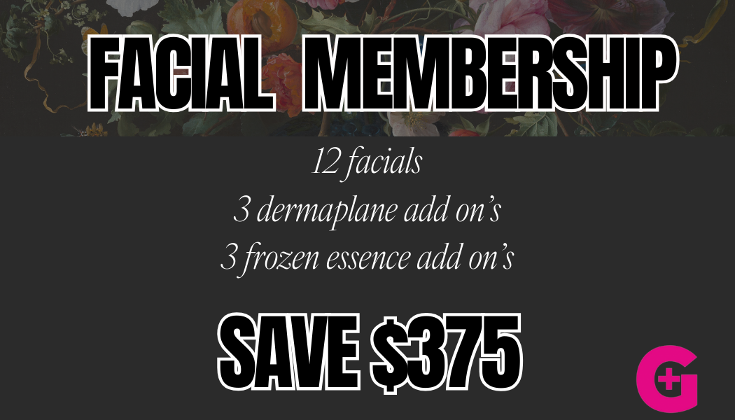 Annual Membership: Organic Facials