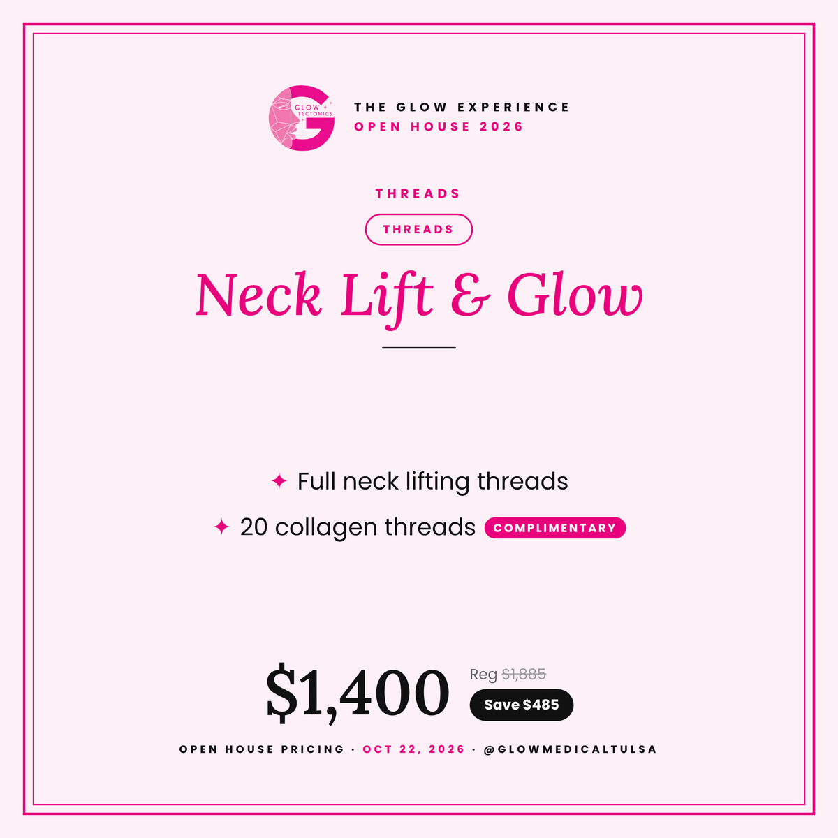 Neck Lift & Glow Threads- Chin up. Lift without surgery.