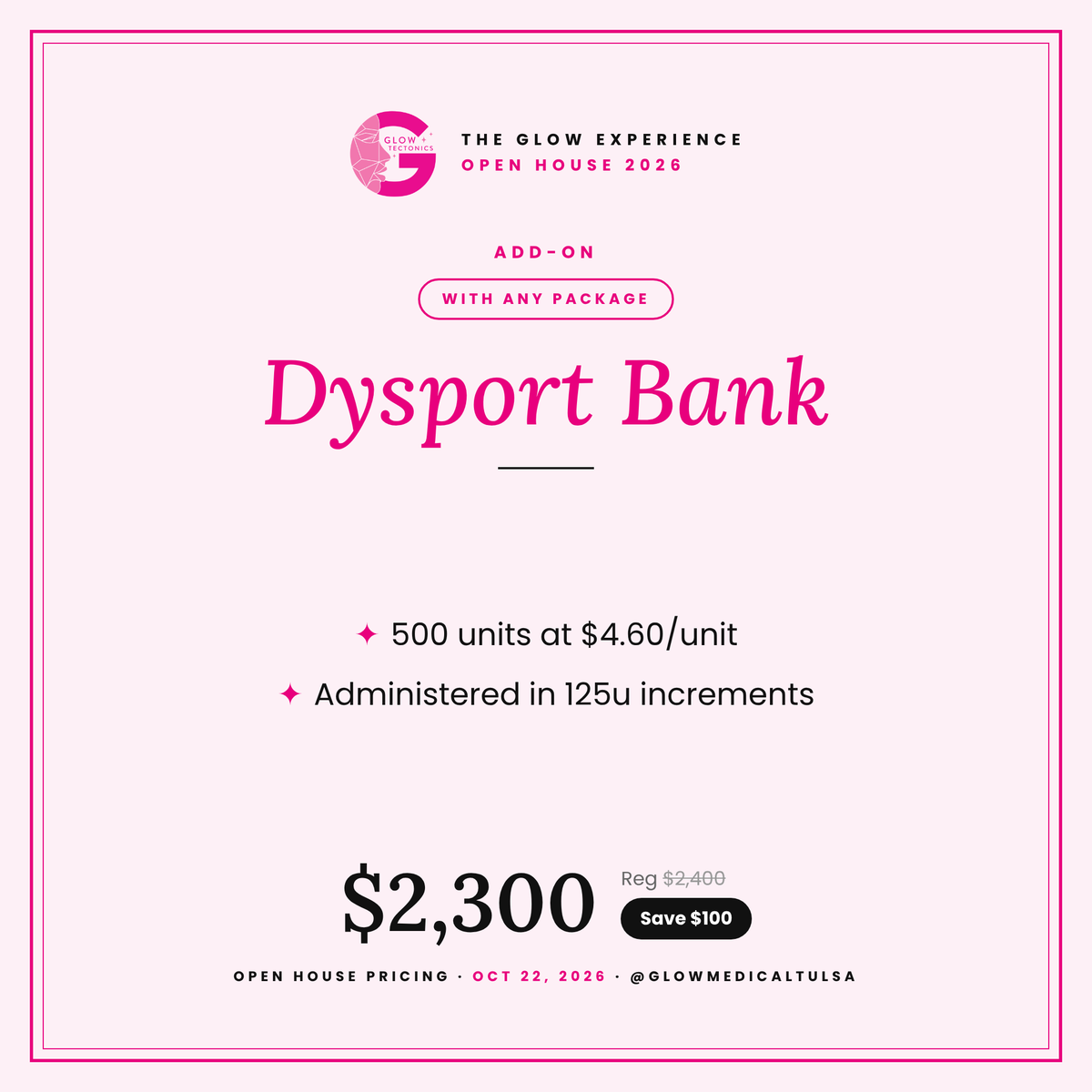 Dysport Bank- Team Dysport? Stock up and save.